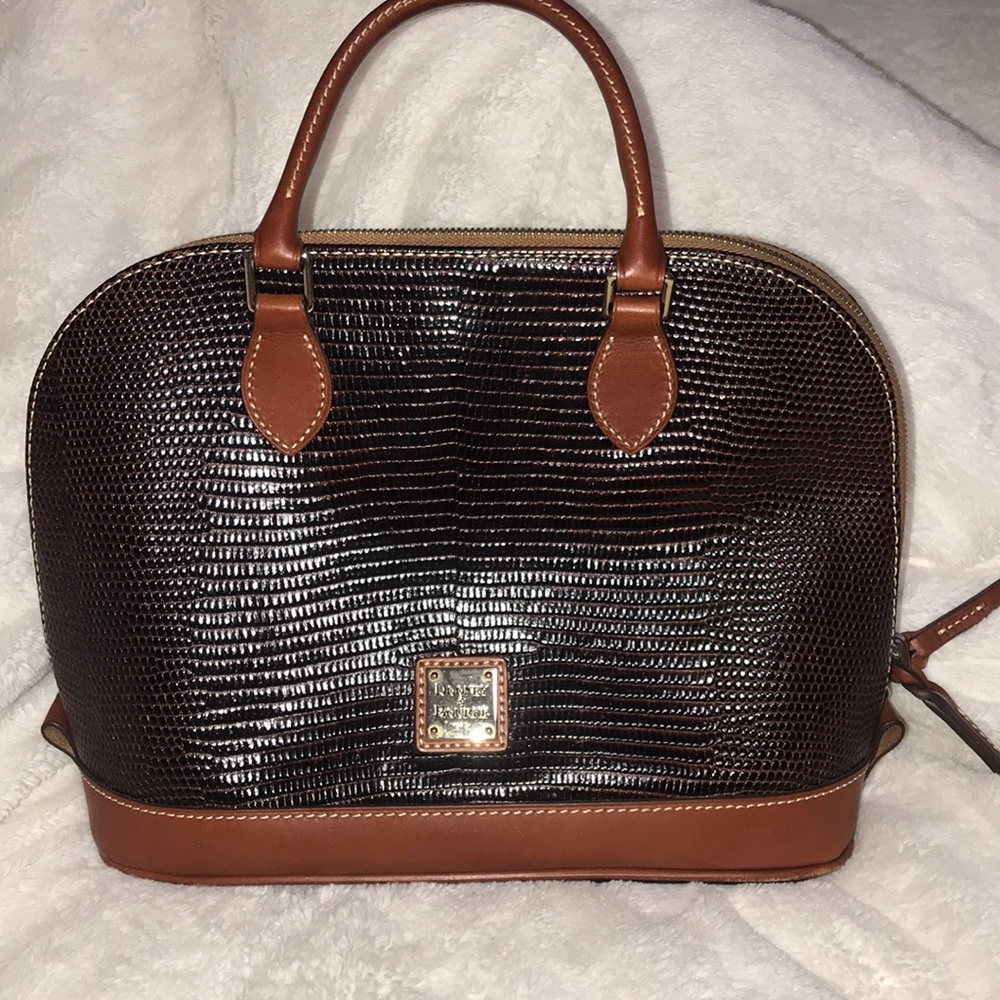 Dooney & Burke Pebble Grain ZIP Satchel